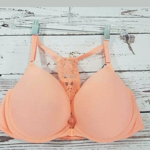 Victoria's Secret Other - NEW Victorias Secret Push Up Bra Peach 36 DD